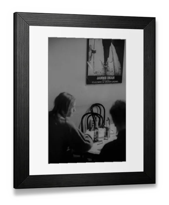 Framed Print : West Berlin, 21.1.1990, Broadway cinema Framed Print : West Berlin, 21.1.1990, Broadway cinema