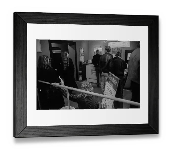 Framed Print : West Berlin, 21.1.1990, Schlueter cinema in Schlueterstrasse Framed Print : West Berlin, 21.1.1990, Schlueter cinema in Schlueterstrasse