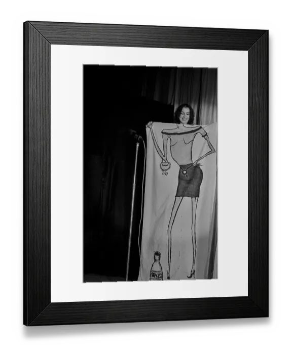 Framed Print : GDR, Berlin, 03.11.1989, Cabaret Framed Print : GDR, Berlin, 03.11.1989, Cabaret