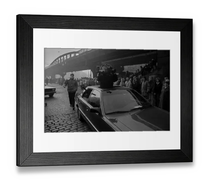 Framed Print : GDR, Berlin, 03.12.1989, For our country