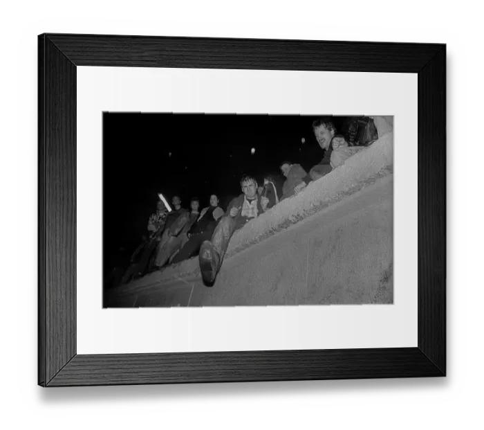 Framed Print : GDR, Berlin, 22.12.1989, opening of the Brandenburg Gate