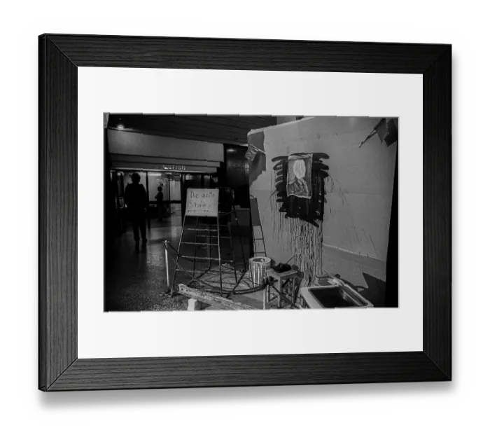 Framed Print : GDR, Berlin, 26.1.1990, The Great Purge