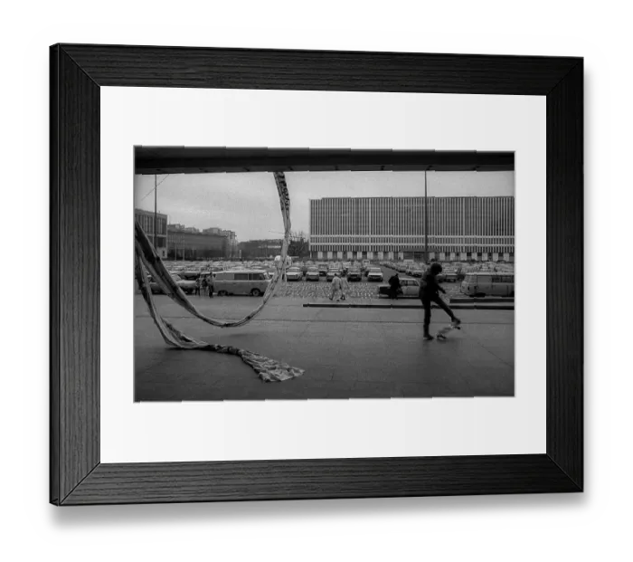Framed Print : GDR, Berlin, 04.03.1990, demand for cultural use