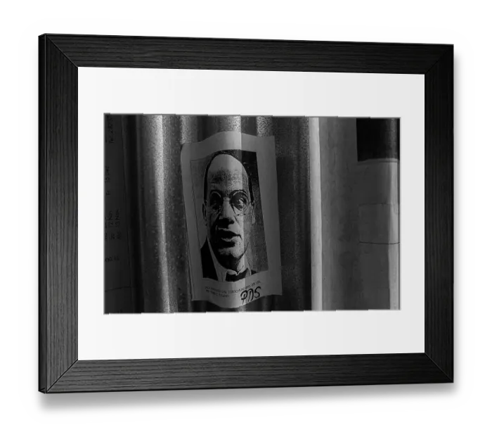 Framed Print : GDR, Berlin, 16.03.1990, election poster Framed Print : GDR, Berlin, 16.03.1990, election poster