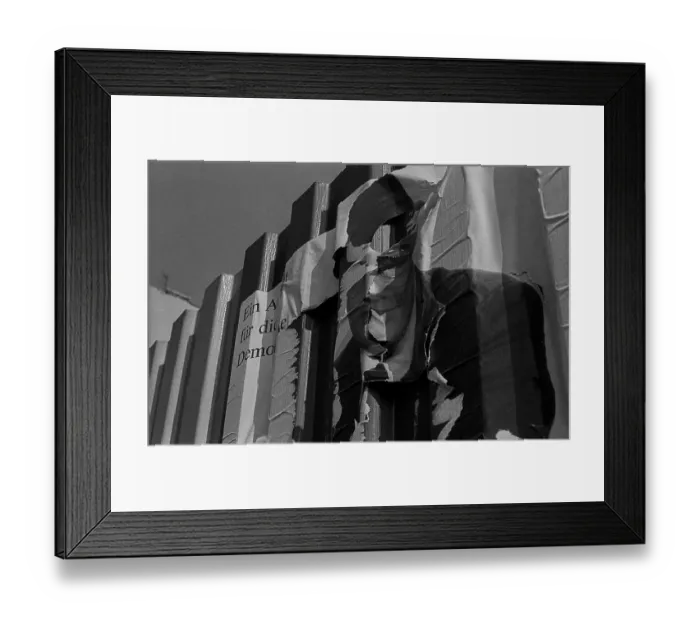 Framed Print : GDR, Berlin, 16.03.1990, election poster