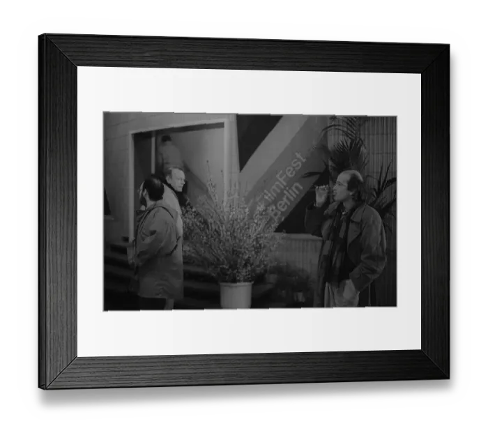 Framed Print : GDR, Berlin, 13.02.1990, Karl-Marx-Allee