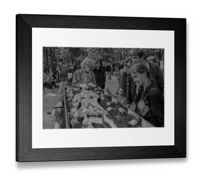 Framed Print : GDR, Berlin, 29.04.1990, self-government party