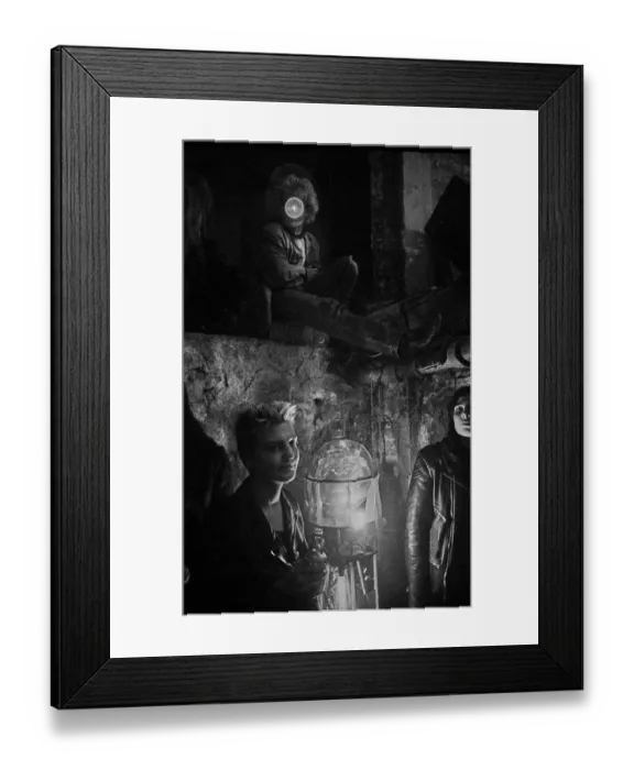 Framed Print : GDR, Berlin, 18.03.1990, event at the Eimer in Rosenthaler Strasse