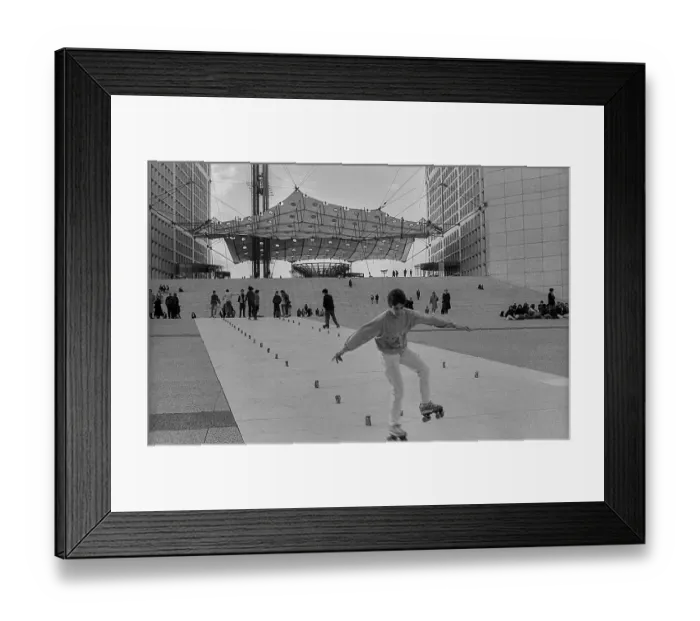 Framed Print : France, Paris, 23.03.1990, satellite city La Defense