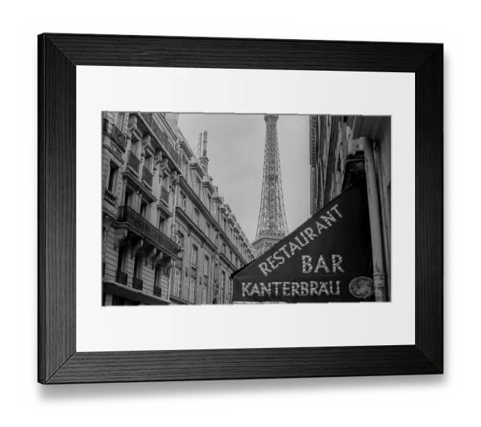 Framed Print : France, Paris, 24.03.1990, at the Eiffel Tower