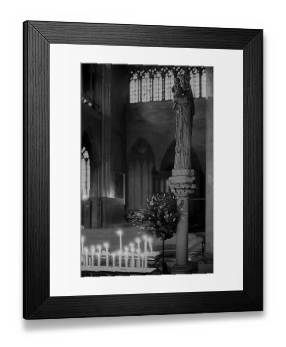 Framed Print : France, Paris, 24.03.1990, Notre-Dame Church Framed Print : France, Paris, 24.03.1990, Notre-Dame Church