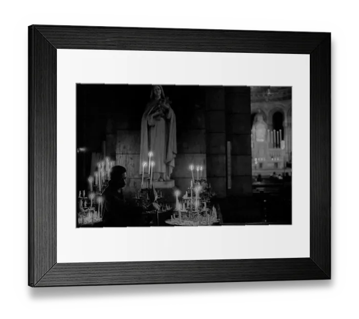Framed Print : France, Paris, 24.03.1990, Notre-Dame Church Framed Print : France, Paris, 24.03.1990, Notre-Dame Church