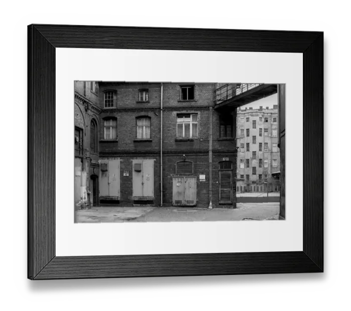 Framed Print : Germany, Berlin, 01.06.1991, Pfefferberg property (commercial property in GDR times)