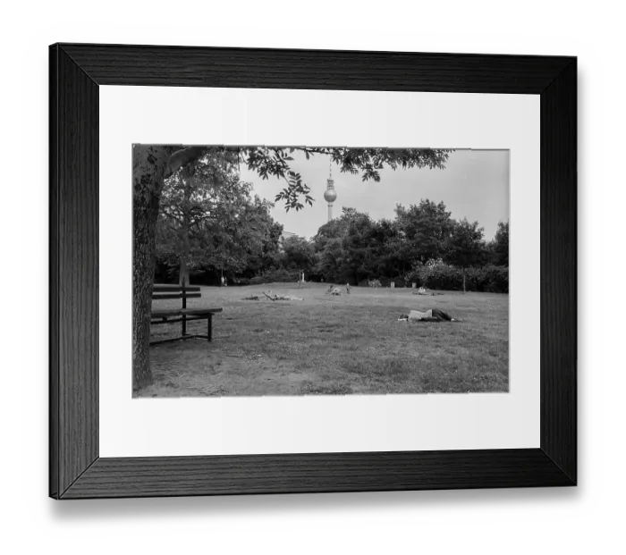 Framed Print : Germany, Berlin, 18.06.1991, Monbijou Park