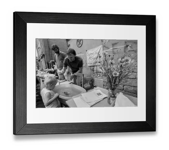 Framed Print : Germany, Dresden, 22 June 1991