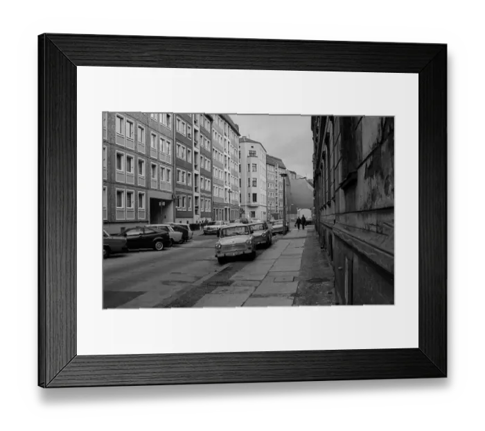 Framed Print : Germany, Berlin, 26 June 1991, New buildings in Linienstrasse Framed Print : Germany, Berlin, 26 June 1991, New buildings in Linienstrasse
