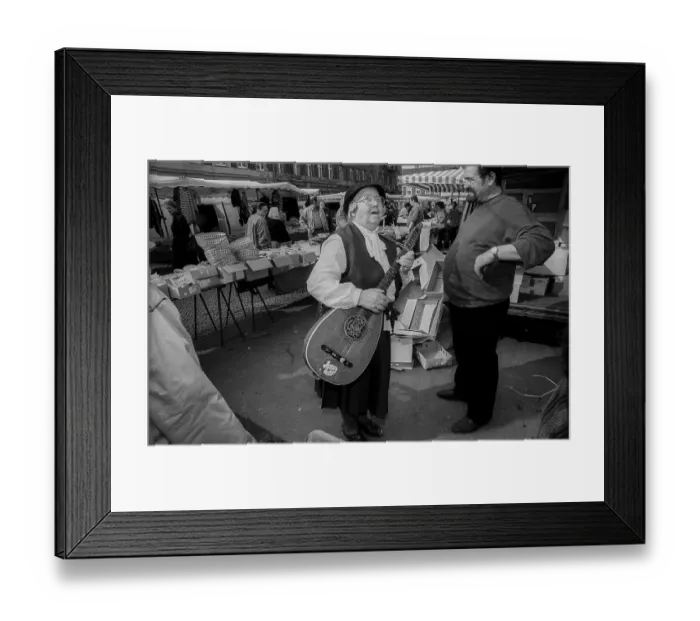 Framed Print : Germany, Potsdam, 13.03.1991, weekly market in Potsdam