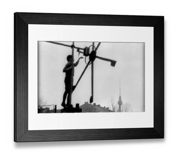 Framed Print : Germany, Berlin, 13.04.1991, adventure playground in Kollwitzstrasse Framed Print : Germany, Berlin, 13.04.1991, adventure playground in Kollwitzstrasse