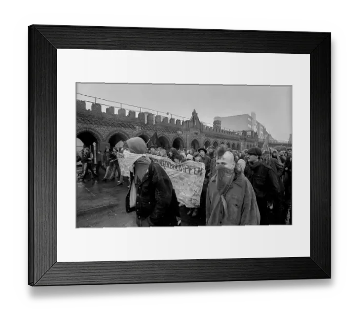 Framed Print : NGermany, Berlin, 01.05.1991, 1st May 1991 Framed Print : NGermany, Berlin, 01.05.1991, 1st May 1991