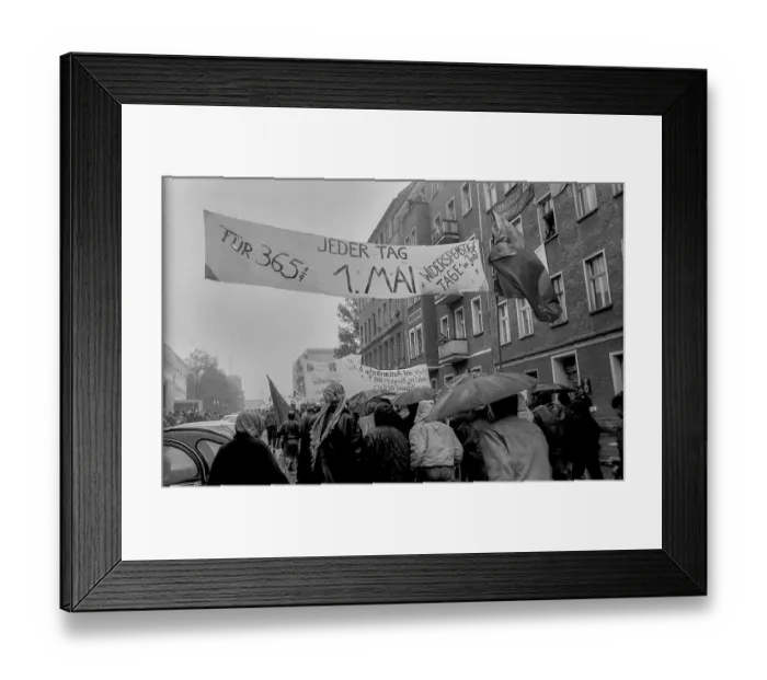Framed Print : Germany, Berlin, 01.05.1991, 1st May 1991
