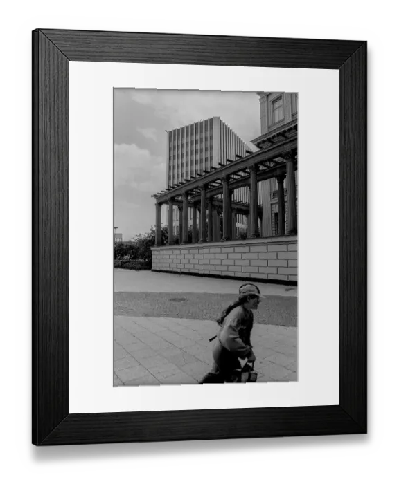 Framed Print : Germany, Berlin, 18.05.1991, Colonnades Kronprinzenpalais Framed Print : Germany, Berlin, 18.05.1991, Colonnades Kronprinzenpalais