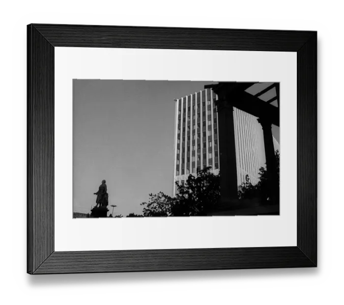 Framed Print : Germany, Berlin, 18 May 1991, Colonnades Kronprinzenpalais