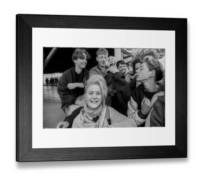 Framed Print : Germany, Berlin, 22 May 1991, Young people