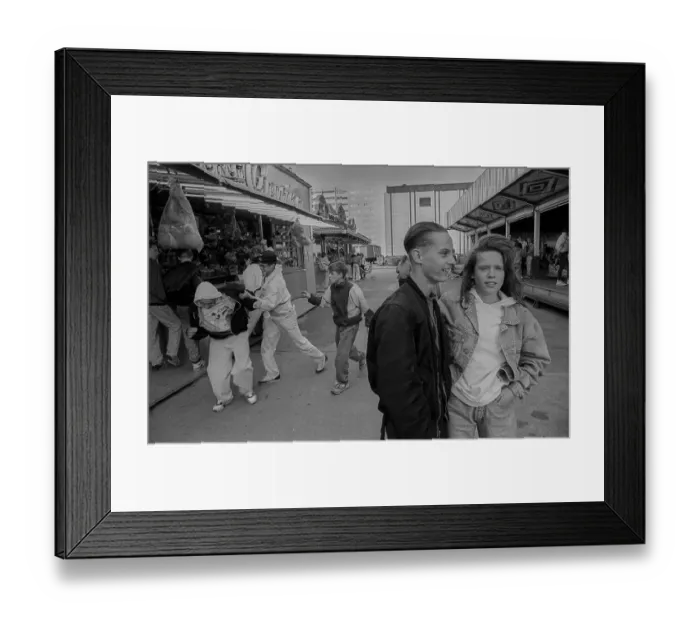 Framed Print : Germany, Berlin, 22 May 1991, Young people Framed Print : Germany, Berlin, 22 May 1991, Young people