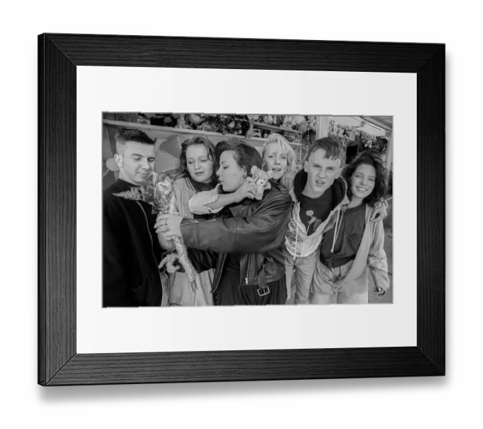 Framed Print : Germany, Berlin, 22 May 1991, Young people Framed Print : Germany, Berlin, 22 May 1991, Young people