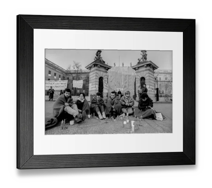 Framed Print : Germany, Berlin, 19 January 1991