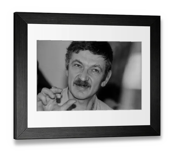 Framed Print : Germany, Berlin, 15.02.1991, round table discussion Experience with Censorship