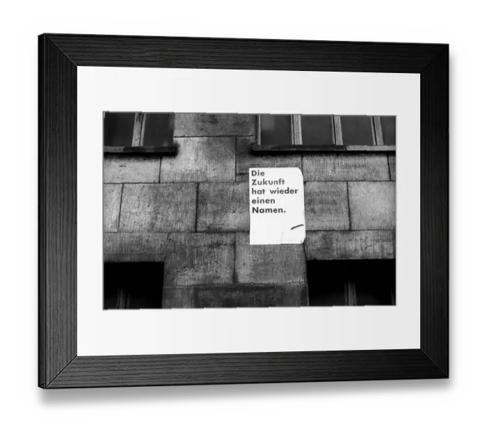 Framed Print : Germany, Berlin, 19 February 1991 Framed Print : Germany, Berlin, 19 February 1991