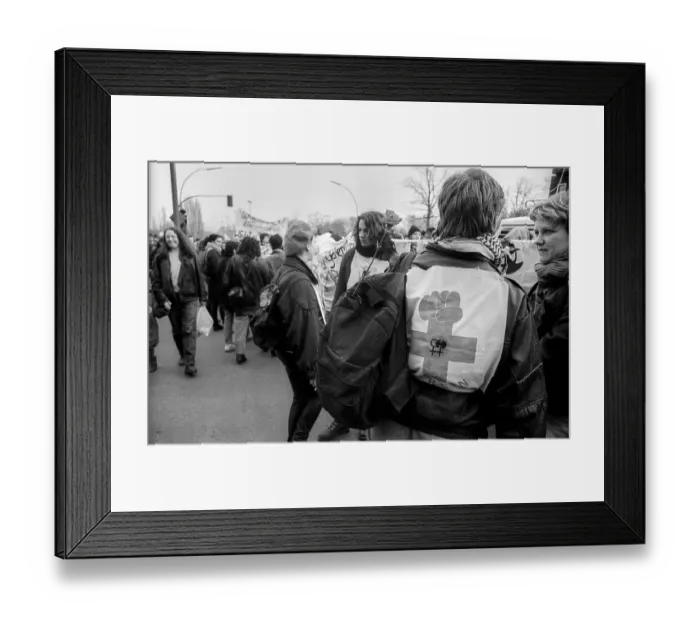 Framed Print : Germany, Berlin, 08.03.1991, Women's demonstration on 8 March (International Women's Day) Framed Print : Germany, Berlin, 08.03.1991, Women's demonstration on 8 March (International Women's Day)