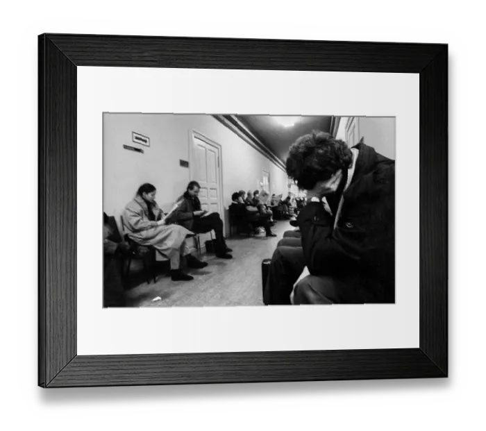 Framed Print : Germany, Berlin, 21.12.1990, Prenzlauer Berg job centre Framed Print : Germany, Berlin, 21.12.1990, Prenzlauer Berg job centre