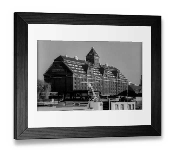 Framed Print : Germany, Berlin, 2.2.1991, Westhafen