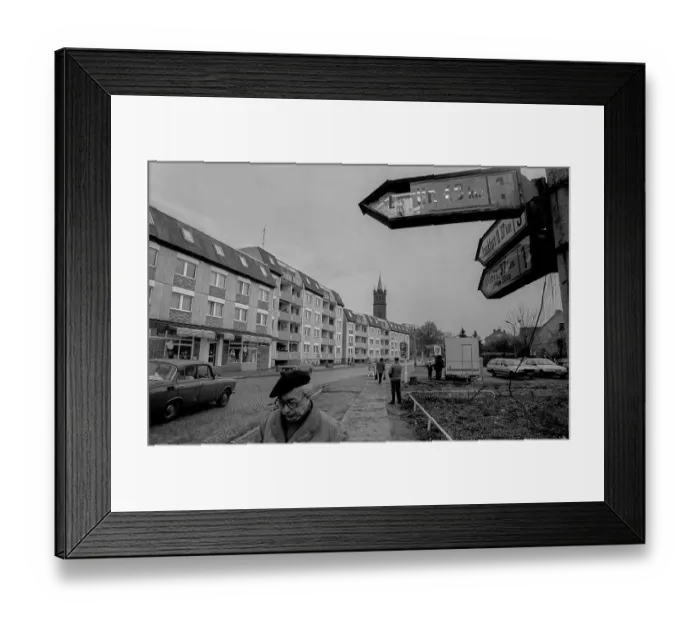 Framed Print : Germany, Muencheberg, 4.1.1991 Framed Print : Germany, Muencheberg, 4.1.1991