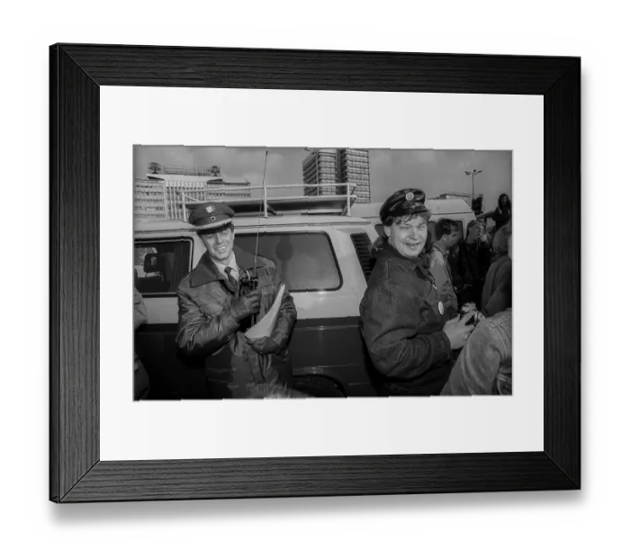 Framed Print : Germany, Berlin, 04.11.1990, (commemorative) demonstration on 4th November ('89) Framed Print : Germany, Berlin, 04.11.1990, (commemorative) demonstration on 4th November ('89)