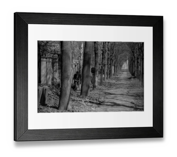 Framed Print : GDR, Berlin, 27.04.1987, Jewish cemetery Weissensee Framed Print : GDR, Berlin, 27.04.1987, Jewish cemetery Weissensee