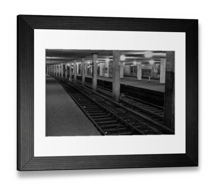 Framed Print : GDR, Berlin, 17 June 1990, Potsdamer Platz S-Bahn station Framed Print : GDR, Berlin, 17 June 1990, Potsdamer Platz S-Bahn station