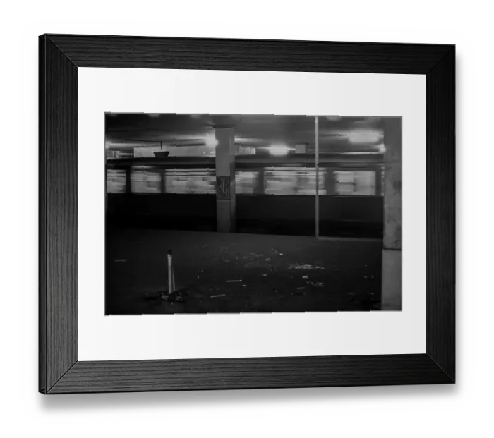 Framed Print : GDR, Berlin, 17 June 1990, Potsdamer Platz S-Bahn station Framed Print : GDR, Berlin, 17 June 1990, Potsdamer Platz S-Bahn station