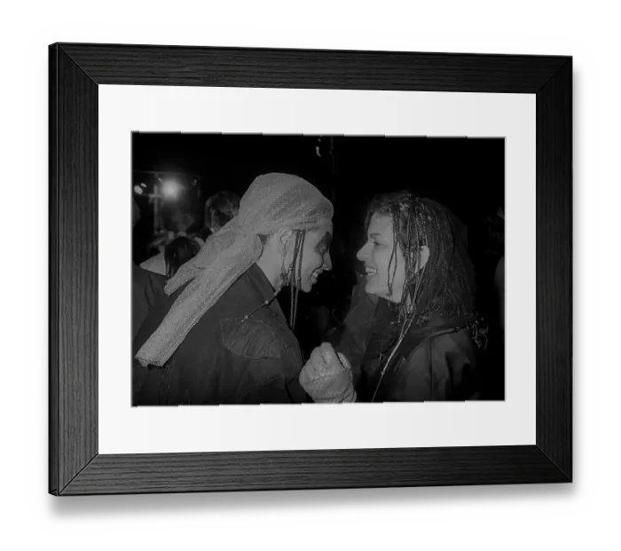 Framed Print : GDR, Berlin, 30.04.1990, 1st Walpurgis Night in Prenzlauer Berg (at the water tower) Framed Print : GDR, Berlin, 30.04.1990, 1st Walpurgis Night in Prenzlauer Berg (at the water tower)