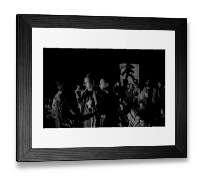 Framed Print : GDR, Berlin, 30.04.1990, 1st Walpurgis Night in Prenzlauer Berg (at the water tower) Framed Print : GDR, Berlin, 30.04.1990, 1st Walpurgis Night in Prenzlauer Berg (at the water tower)