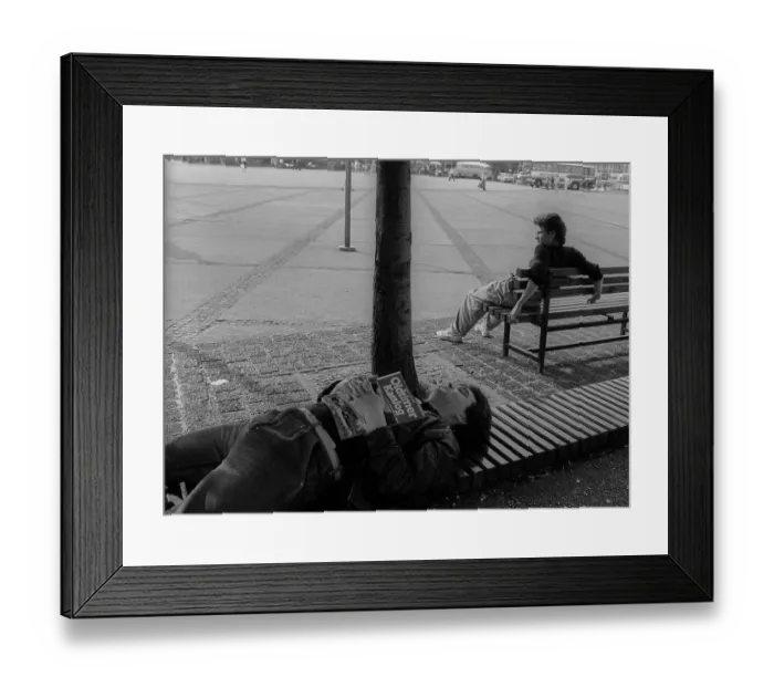 Framed Print : GDR, Berlin, 06.05.1990, Alexanderplatz