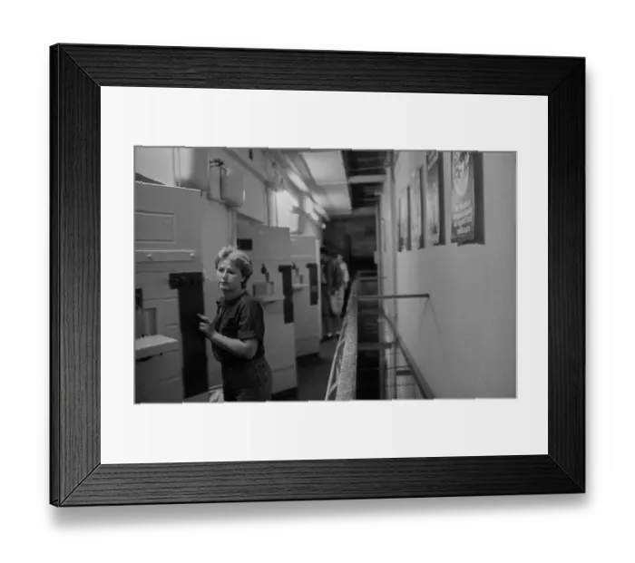 Framed Print : GDR, Potsdam, 13.05.1990, Linden Hotel