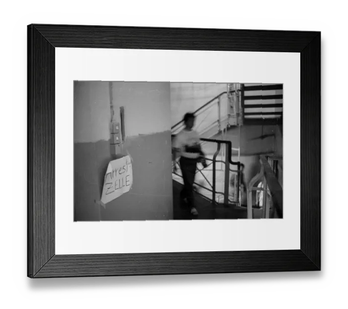 Framed Print : GDR, Potsdam, 13.05.1990, Linden Hotel