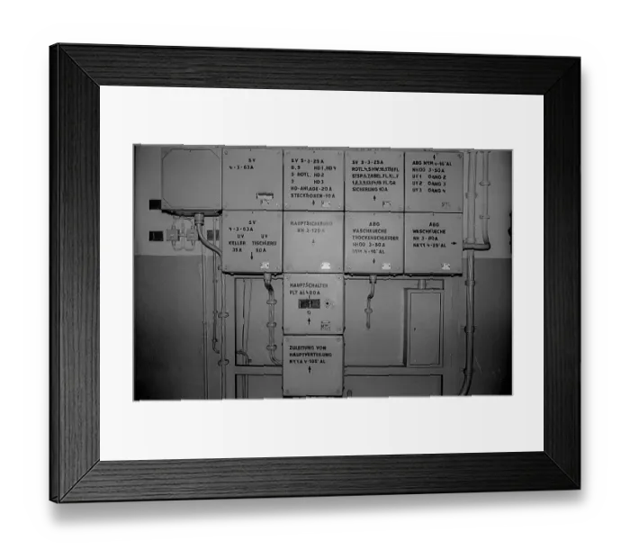 Framed Print : GDR, Potsdam, 13.05.1990, Linden Hotel