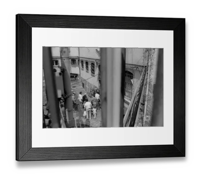 Framed Print : GDR, Potsdam, 13.05.1990, Linden Hotel
