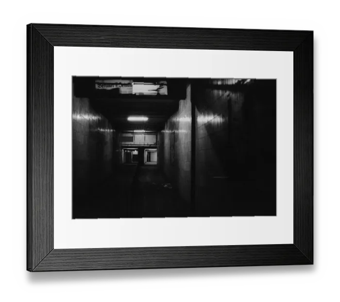 Framed Print : GDR, Berlin, 29 May 1990, Stadtmitte underground station (now U6)