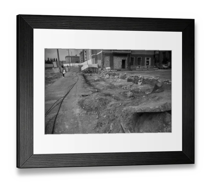Framed Print : GDR, Berlin, 12 June 1990, Remains of the Wall