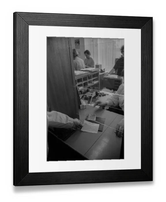 Framed Print : GDR, Berlin, 15 June 1990, Applying for monetary union